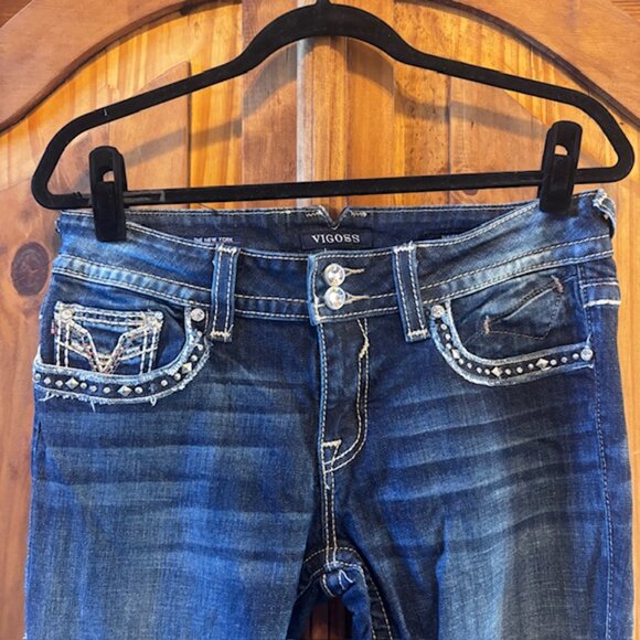 Vigoss 'The New York' Boot Cut Jeans - Size 10R - Picture 7 of 12